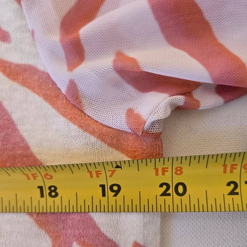 Atelier5 By Community of Artists Womens Zebra Print Long Sleeve Top Pink Large - Picture 7 of 10